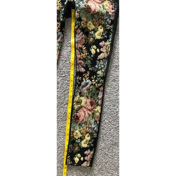Blank NYC Floral Tapestry & Faux Leather Pants - Picture 11 of 11